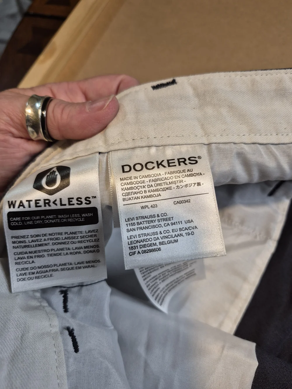 Dockers Men's Perfect Short in Slate Blue 4565/7